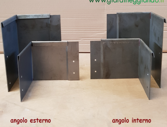 PICCHETTO ANGOLARE PER BORDURE AD INCASTRO DI GIARDINEGGIANDO
