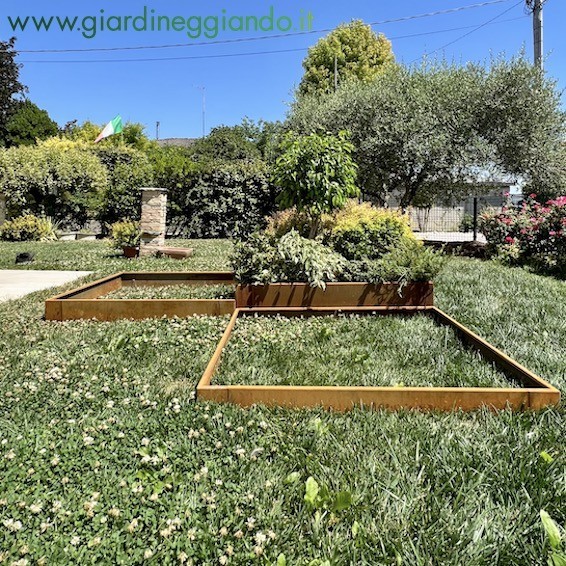 CORTEN GARDEN BOX: la vasca componibile per il giardinaggio