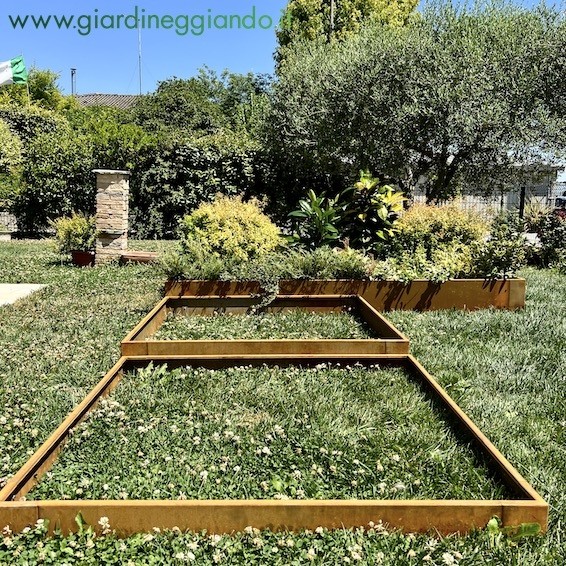 CORTEN GARDEN BOX: la vasca componibile per il giardinaggio