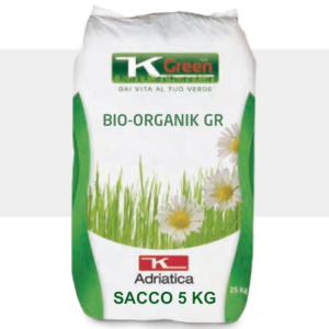 Concime da prato granulare K-GREEN BIO-ORGANIK 10-0-5 (5% SO3) sacco 5 KG