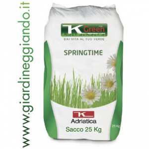 Concime da prato granulare K-Green SPRINGTIME 18-5-6 (3%MgO-36%SO3)+B sacco 25 Kg