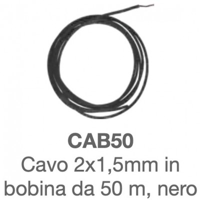 Cavo elettrico per esterni 2x1,5 mm 50 mt