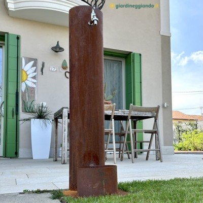 colonna-rubinetto-semicircolare-corten-giardineggiando-4