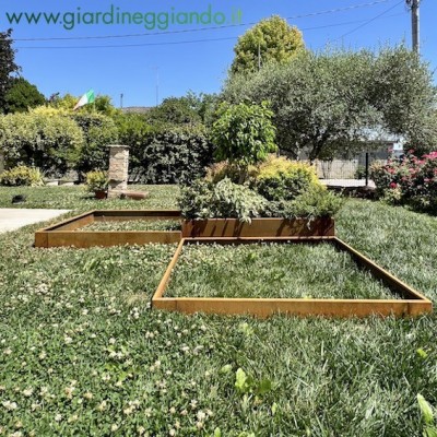 CORTEN GARDEN BOX: la vasca componibile per il giardinaggio