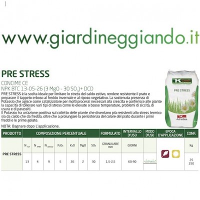 concime prestress scheda tecnica