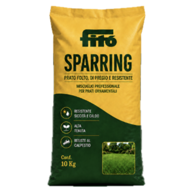 Sementi per un prato ad alta tenuta: SPARRING FITO’ conf.  da  1kg, 5kg, 10kg - TRASPORTO GRATUITO